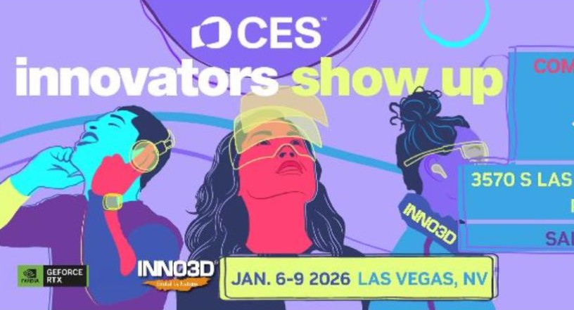 INNO3D NA CES 2026 — NOWE STANDARDY CHŁODZENIA DLA SERII GEFORCE RTX 50